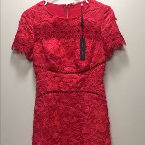 ♥️Elie Tahari Adina Lace Short Sleeve dress